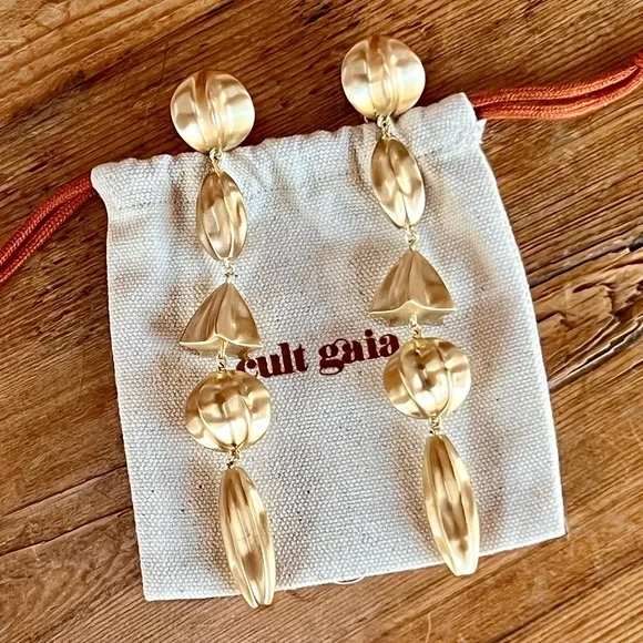 🌺🎉HP🎉🌺 NWT Cult Gaia Illene Earrings - Picture 5 of 16